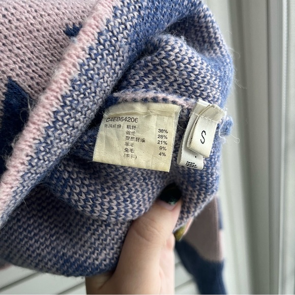 LEDIN Cropped Knit Cat Sweater - Picture 4 of 5